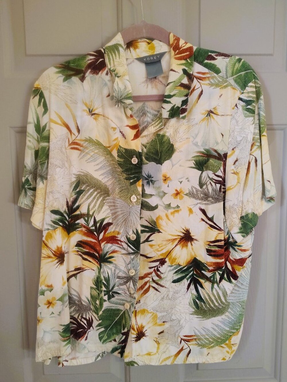 Women's Koret Button Down Hawaiian Shirt